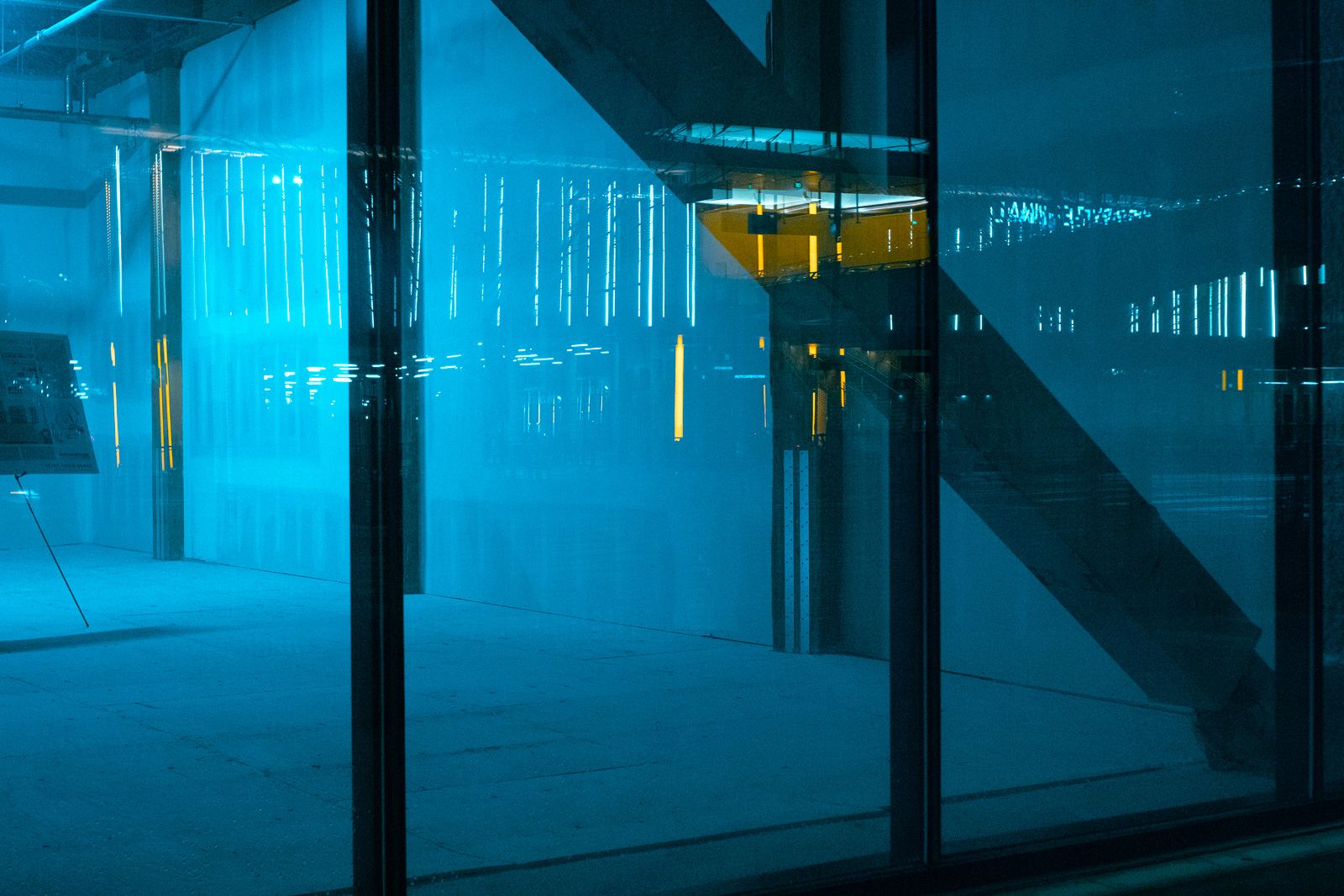Blue glass