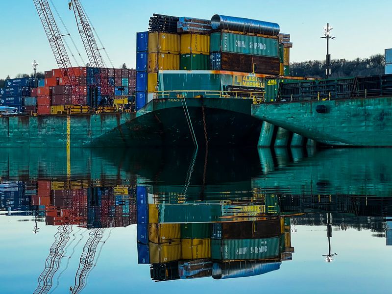 Harbor reflection