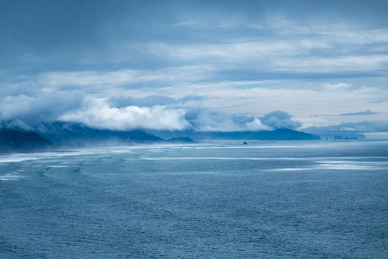 Mist over water