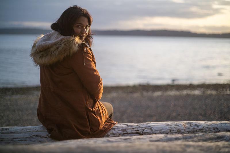 Portrait, shoreline